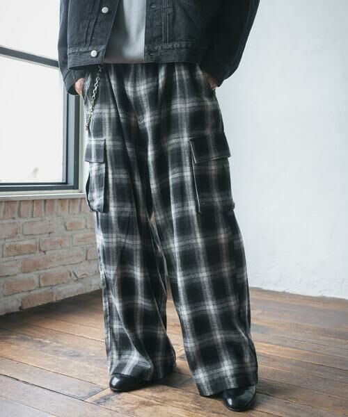 SENSE OF PLACE by URBAN RESEARCH / センスオブプレイス バイ アーバンリサーチ その他パンツ | オンブレーチェックカーゴパンツ | 詳細14