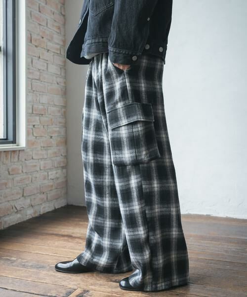 SENSE OF PLACE by URBAN RESEARCH / センスオブプレイス バイ アーバンリサーチ その他パンツ | オンブレーチェックカーゴパンツ | 詳細15