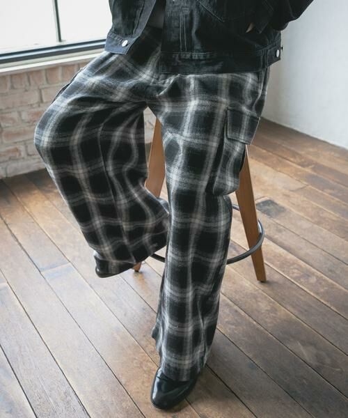 SENSE OF PLACE by URBAN RESEARCH / センスオブプレイス バイ アーバンリサーチ その他パンツ | オンブレーチェックカーゴパンツ | 詳細16