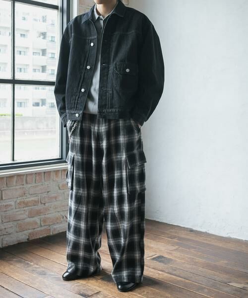 SENSE OF PLACE by URBAN RESEARCH / センスオブプレイス バイ アーバンリサーチ その他パンツ | オンブレーチェックカーゴパンツ | 詳細19