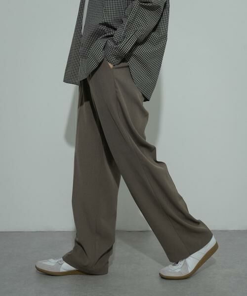 SENSE OF PLACE by URBAN RESEARCH / センスオブプレイス バイ アーバンリサーチ その他パンツ | ダブルタックワイドスラックス | 詳細10