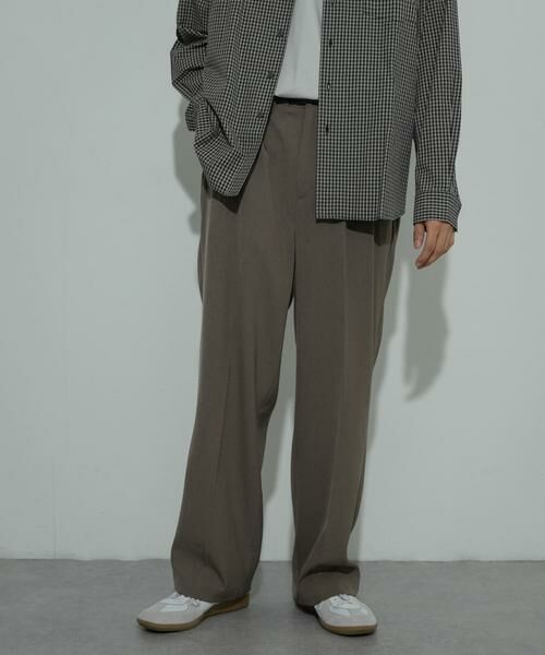 SENSE OF PLACE by URBAN RESEARCH / センスオブプレイス バイ アーバンリサーチ その他パンツ | ダブルタックワイドスラックス | 詳細7