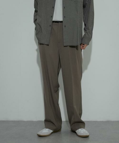 SENSE OF PLACE by URBAN RESEARCH / センスオブプレイス バイ アーバンリサーチ その他パンツ | ダブルタックワイドスラックス | 詳細8