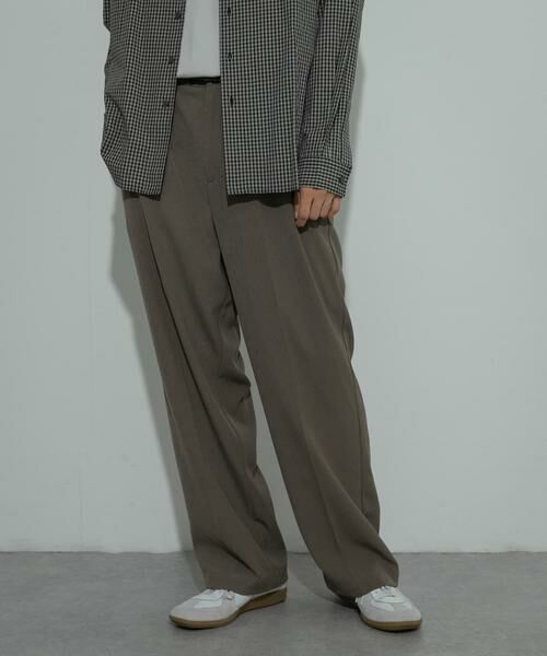 SENSE OF PLACE by URBAN RESEARCH / センスオブプレイス バイ アーバンリサーチ その他パンツ | ダブルタックワイドスラックス | 詳細9