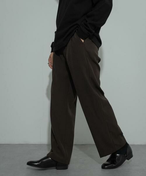SENSE OF PLACE by URBAN RESEARCH / センスオブプレイス バイ アーバンリサーチ その他パンツ | ダブルタックワイドスラックス | 詳細24