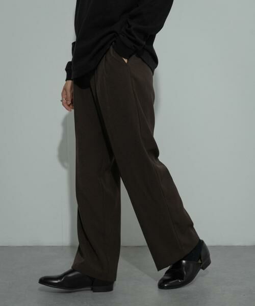 SENSE OF PLACE by URBAN RESEARCH / センスオブプレイス バイ アーバンリサーチ その他パンツ | ダブルタックワイドスラックス | 詳細25
