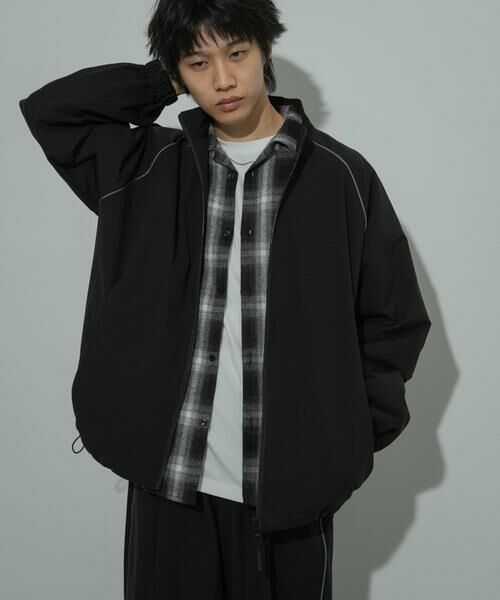 SENSE OF PLACE by URBAN RESEARCH / センスオブプレイス バイ アーバンリサーチ ブルゾン | 『セットアップ対応』パイピングスタンドブルゾン | 詳細15
