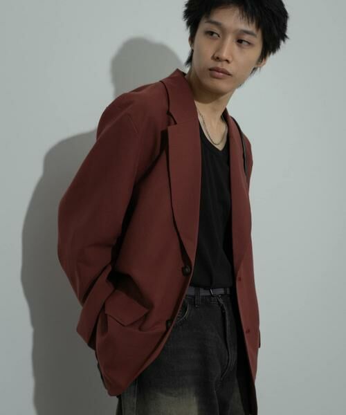 SENSE OF PLACE by URBAN RESEARCH / センスオブプレイス バイ アーバンリサーチ その他アウター | 『セットアップ対応』シングルルーズジャケット | 詳細2