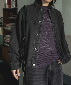 SENSE OF PLACE by URBAN RESEARCH / センスオブプレイス バイ アーバンリサーチ Gジャン・デニムジャケット | 『セットアップ対応』ツイストデニムジャケット