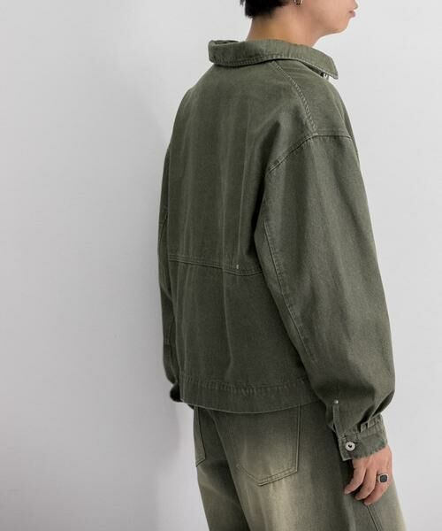SENSE OF PLACE by URBAN RESEARCH / センスオブプレイス バイ アーバンリサーチ Gジャン・デニムジャケット | 『セットアップ対応』ツイストデニムジャケット | 詳細5