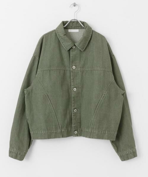 SENSE OF PLACE by URBAN RESEARCH / センスオブプレイス バイ アーバンリサーチ Gジャン・デニムジャケット | 『セットアップ対応』ツイストデニムジャケット | 詳細9