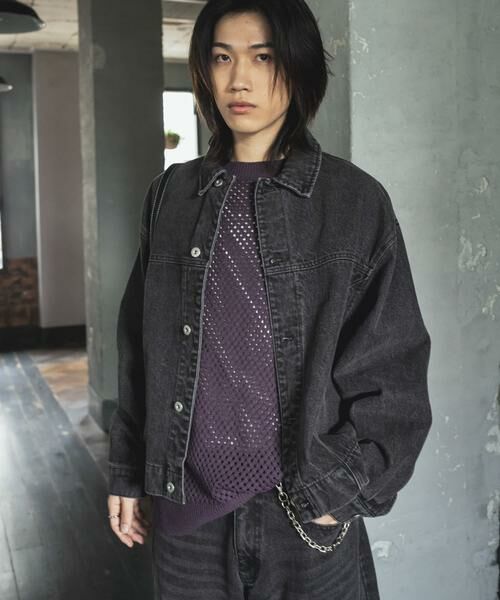 SENSE OF PLACE by URBAN RESEARCH / センスオブプレイス バイ アーバンリサーチ Gジャン・デニムジャケット | 『セットアップ対応』ツイストデニムジャケット | 詳細16