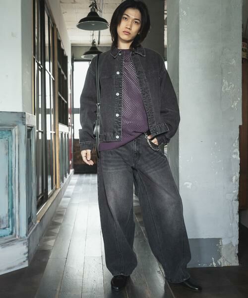 SENSE OF PLACE by URBAN RESEARCH / センスオブプレイス バイ アーバンリサーチ Gジャン・デニムジャケット | 『セットアップ対応』ツイストデニムジャケット | 詳細18