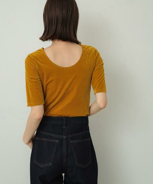 SENSE OF PLACE by URBAN RESEARCH / センスオブプレイス バイ アーバンリサーチ Tシャツ | シアーベロアTシャツ(半袖) | 詳細2