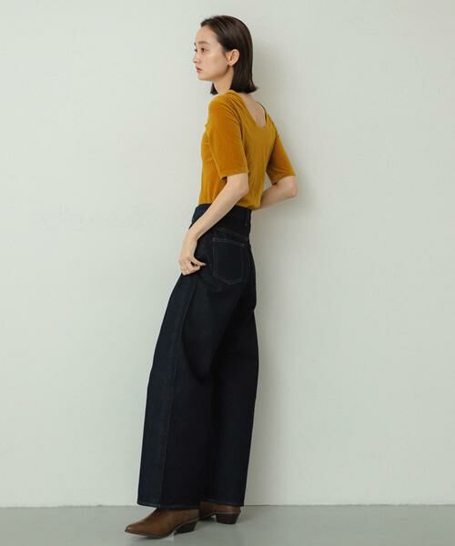 SENSE OF PLACE by URBAN RESEARCH / センスオブプレイス バイ アーバンリサーチ Tシャツ | シアーベロアTシャツ(半袖) | 詳細4