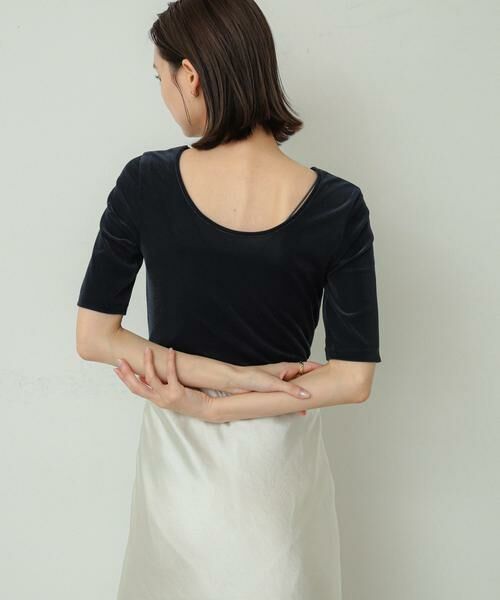 SENSE OF PLACE by URBAN RESEARCH / センスオブプレイス バイ アーバンリサーチ Tシャツ | シアーベロアTシャツ(半袖) | 詳細12