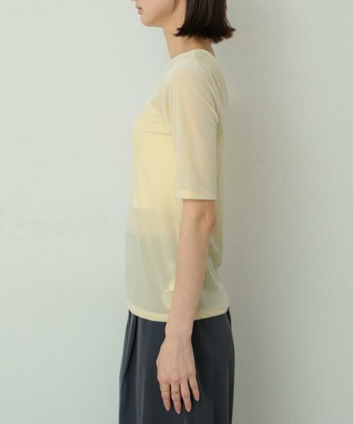 SENSE OF PLACE by URBAN RESEARCH / センスオブプレイス バイ アーバンリサーチ Tシャツ | シアーベロアTシャツ(半袖) | 詳細25