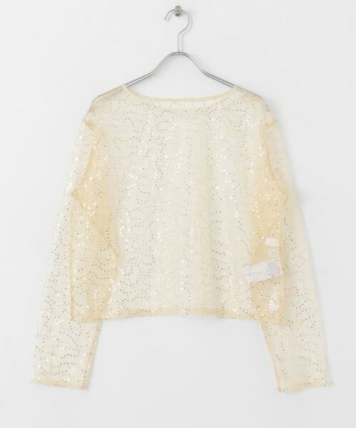 SENSE OF PLACE by URBAN RESEARCH / センスオブプレイス バイ アーバンリサーチ Tシャツ | スパンコールチュールトップ | 詳細12