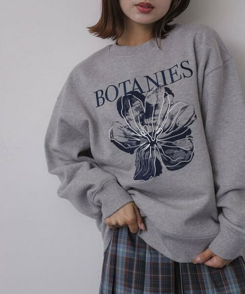 SENSE OF PLACE by URBAN RESEARCH / センスオブプレイス バイ アーバンリサーチ スウェット | シシュウグラフィックルーズスウェット | 詳細5