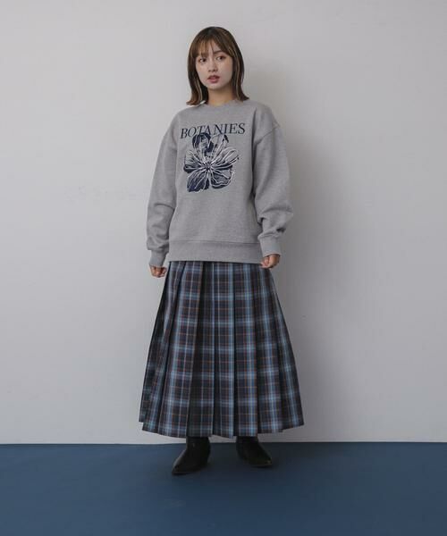 SENSE OF PLACE by URBAN RESEARCH / センスオブプレイス バイ アーバンリサーチ スウェット | シシュウグラフィックルーズスウェット | 詳細7