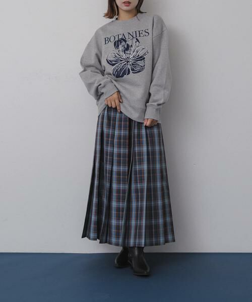 SENSE OF PLACE by URBAN RESEARCH / センスオブプレイス バイ アーバンリサーチ スウェット | シシュウグラフィックルーズスウェット | 詳細8