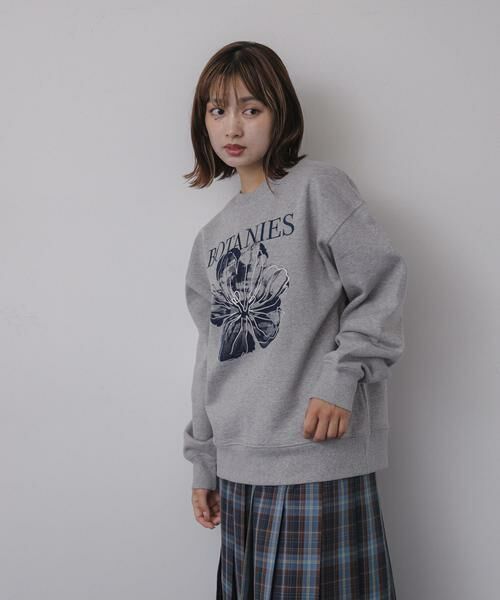 SENSE OF PLACE by URBAN RESEARCH / センスオブプレイス バイ アーバンリサーチ スウェット | シシュウグラフィックルーズスウェット | 詳細9