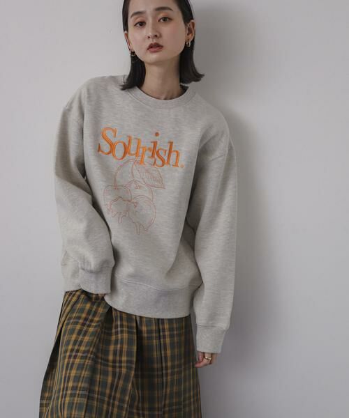 SENSE OF PLACE by URBAN RESEARCH / センスオブプレイス バイ アーバンリサーチ スウェット | シシュウグラフィックルーズスウェット | 詳細23