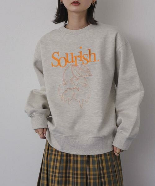 SENSE OF PLACE by URBAN RESEARCH / センスオブプレイス バイ アーバンリサーチ スウェット | シシュウグラフィックルーズスウェット | 詳細17