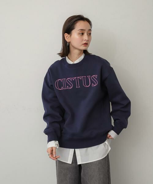 SENSE OF PLACE by URBAN RESEARCH / センスオブプレイス バイ アーバンリサーチ スウェット | シシュウグラフィックルーズスウェット | 詳細27