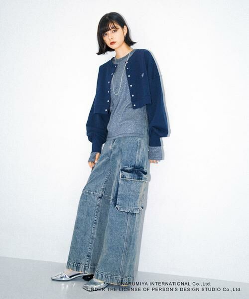 SENSE OF PLACE by URBAN RESEARCH / センスオブプレイス バイ アーバンリサーチ スウェット | 『別注』ANGEL BLUE×SOP　ショートスウェット | 詳細9