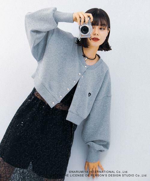 SENSE OF PLACE by URBAN RESEARCH / センスオブプレイス バイ アーバンリサーチ スウェット | 『別注』ANGEL BLUE×SOP　ショートスウェット | 詳細21