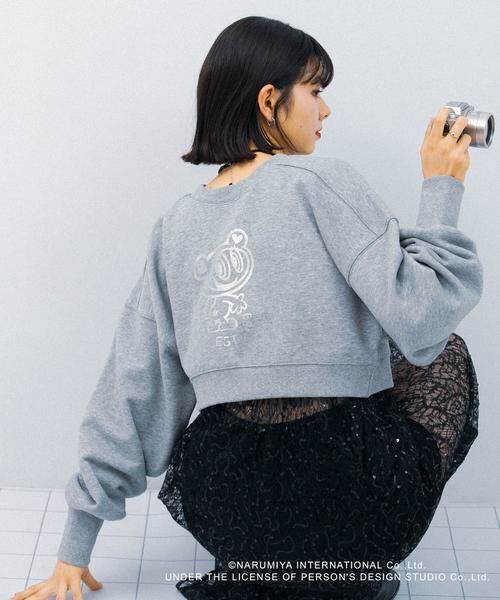 SENSE OF PLACE by URBAN RESEARCH / センスオブプレイス バイ アーバンリサーチ スウェット | 『別注』ANGEL BLUE×SOP　ショートスウェット | 詳細23