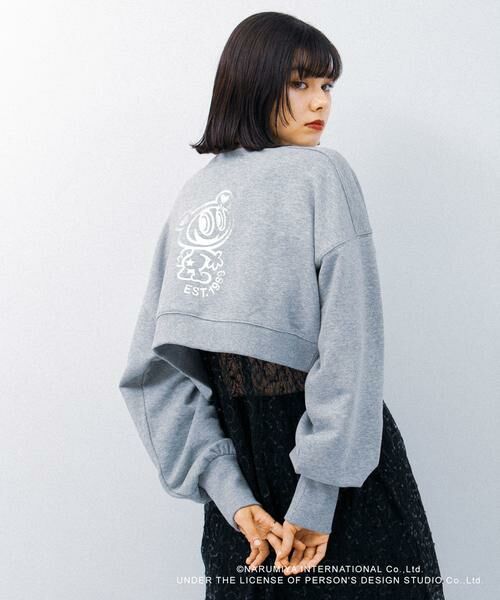 SENSE OF PLACE by URBAN RESEARCH / センスオブプレイス バイ アーバンリサーチ スウェット | 『別注』ANGEL BLUE×SOP　ショートスウェット | 詳細25