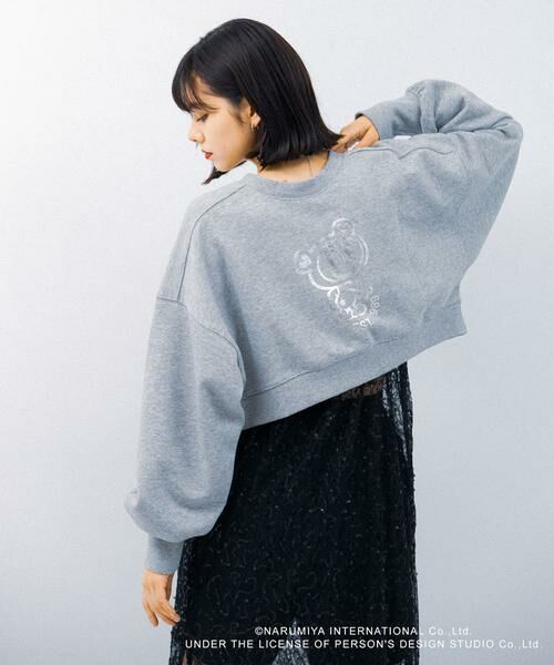 SENSE OF PLACE by URBAN RESEARCH / センスオブプレイス バイ アーバンリサーチ スウェット | 『別注』ANGEL BLUE×SOP　ショートスウェット | 詳細26