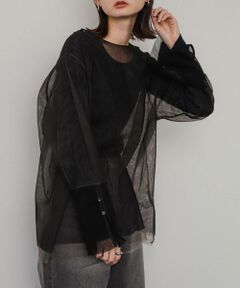 SENSE OF PLACE by URBAN RESEARCH / センスオブプレイス バイ アーバンリサーチ Tシャツ | シアーチュールトップ