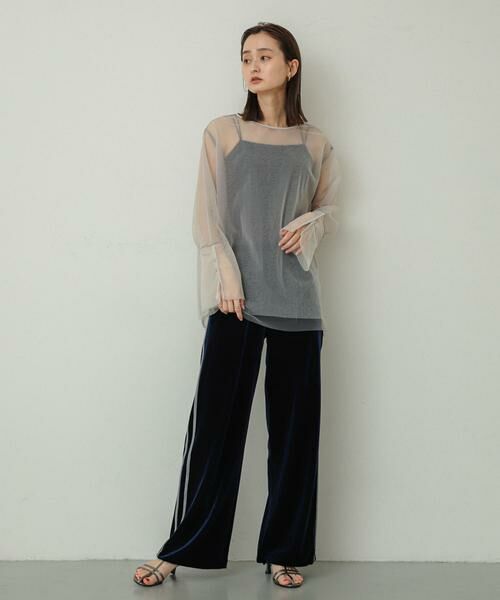 SENSE OF PLACE by URBAN RESEARCH / センスオブプレイス バイ アーバンリサーチ Tシャツ | シアーチュールトップ | 詳細12