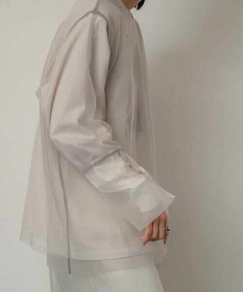 SENSE OF PLACE by URBAN RESEARCH / センスオブプレイス バイ アーバンリサーチ Tシャツ | シアーチュールトップ | 詳細2