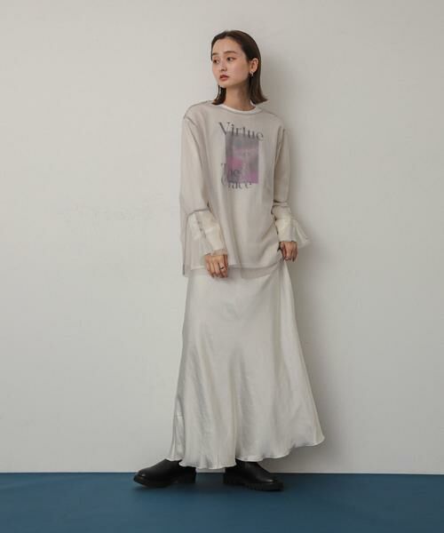 SENSE OF PLACE by URBAN RESEARCH / センスオブプレイス バイ アーバンリサーチ Tシャツ | シアーチュールトップ | 詳細5