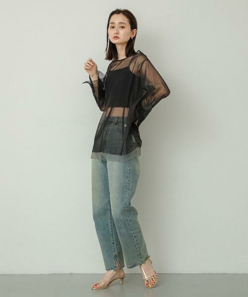 SENSE OF PLACE by URBAN RESEARCH / センスオブプレイス バイ アーバンリサーチ Tシャツ | シアーチュールトップ | 詳細28