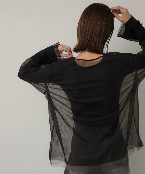 SENSE OF PLACE by URBAN RESEARCH / センスオブプレイス バイ アーバンリサーチ Tシャツ | シアーチュールトップ | 詳細18