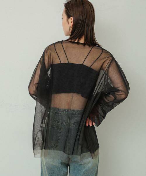 SENSE OF PLACE by URBAN RESEARCH / センスオブプレイス バイ アーバンリサーチ Tシャツ | シアーチュールトップ | 詳細24