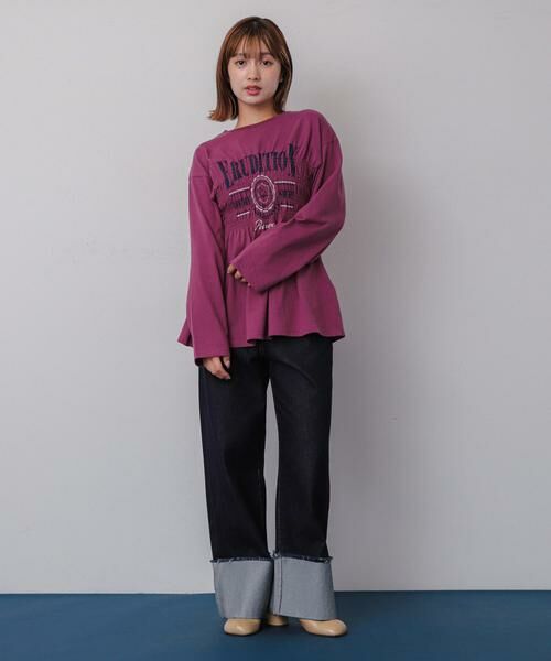 SENSE OF PLACE by URBAN RESEARCH / センスオブプレイス バイ アーバンリサーチ Tシャツ | シャーリンググラフィックロングスリーブTシャツ | 詳細3