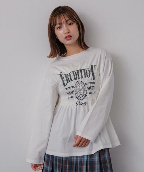 SENSE OF PLACE by URBAN RESEARCH / センスオブプレイス バイ アーバンリサーチ Tシャツ | シャーリンググラフィックロングスリーブTシャツ | 詳細9