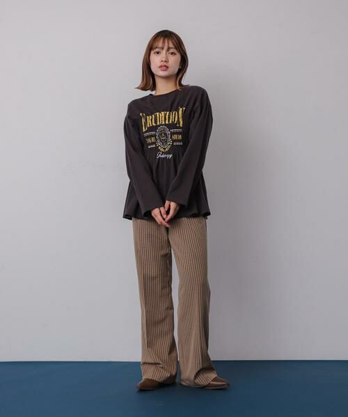 SENSE OF PLACE by URBAN RESEARCH / センスオブプレイス バイ アーバンリサーチ Tシャツ | シャーリンググラフィックロングスリーブTシャツ | 詳細17