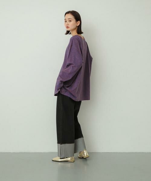 SENSE OF PLACE by URBAN RESEARCH / センスオブプレイス バイ アーバンリサーチ Tシャツ | シアーボーダールーズトップ | 詳細3