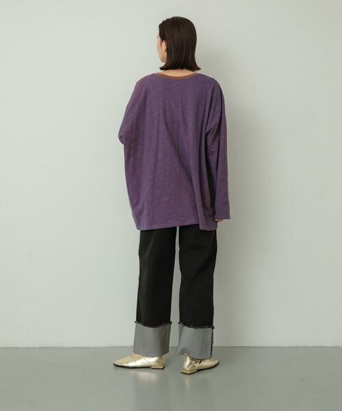 SENSE OF PLACE by URBAN RESEARCH / センスオブプレイス バイ アーバンリサーチ Tシャツ | シアーボーダールーズトップ | 詳細4