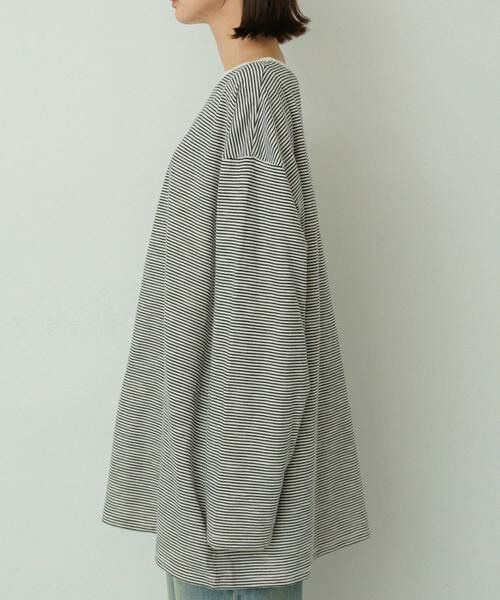 SENSE OF PLACE by URBAN RESEARCH / センスオブプレイス バイ アーバンリサーチ Tシャツ | シアーボーダールーズトップ | 詳細12