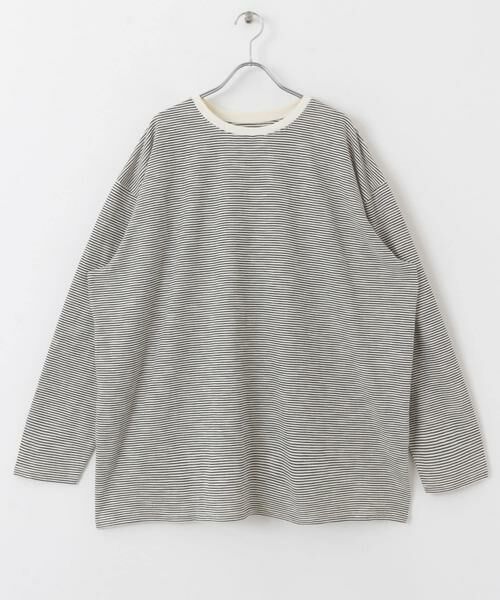 SENSE OF PLACE by URBAN RESEARCH / センスオブプレイス バイ アーバンリサーチ Tシャツ | シアーボーダールーズトップ | 詳細14