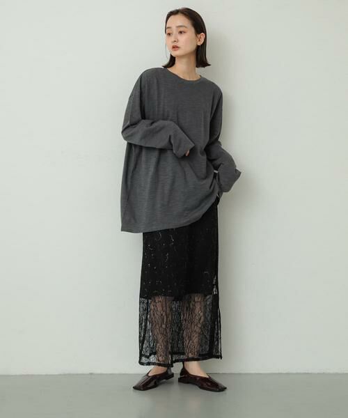 SENSE OF PLACE by URBAN RESEARCH / センスオブプレイス バイ アーバンリサーチ Tシャツ | シアーボーダールーズトップ | 詳細19