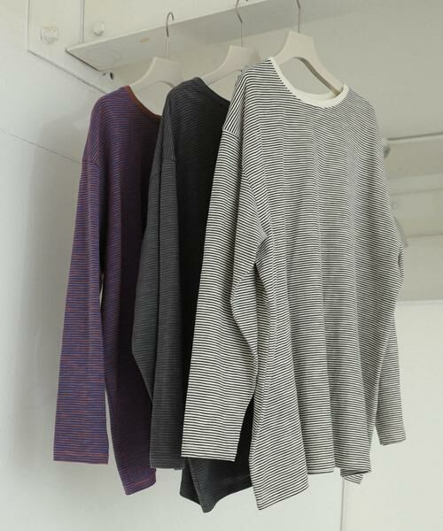 SENSE OF PLACE by URBAN RESEARCH / センスオブプレイス バイ アーバンリサーチ Tシャツ | シアーボーダールーズトップ | 詳細21